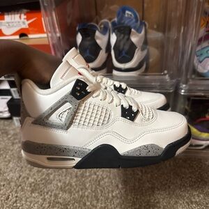 BRAND NEW Jordan 4 White Cement (4.5 GS)